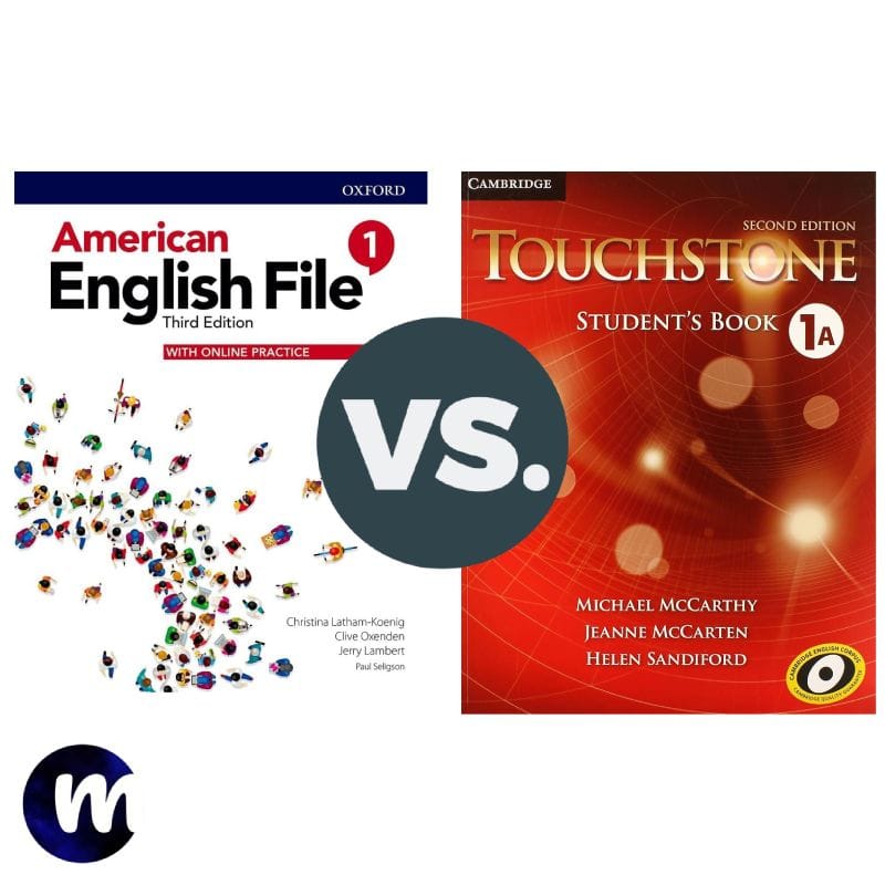 مقایسه کتاب_های تاچ استون و American English File-min